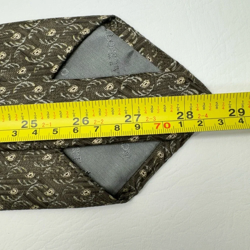 Robert Talbott Necktie Mens OS Green Paisley Silk Best of Class Nordstrom Luxury